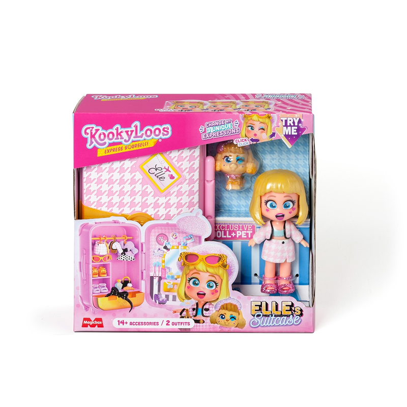 MAGIC BOX - KOOKYLOOS, set de joaca, cu papusa, Dulap si Accesorii, diverse modele infant-ro